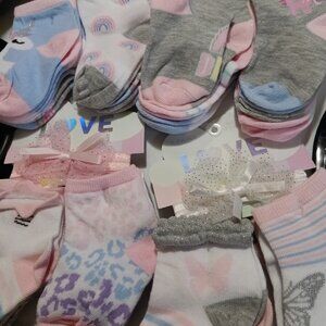 New Bundle of baby girl sock size 12 -24 months